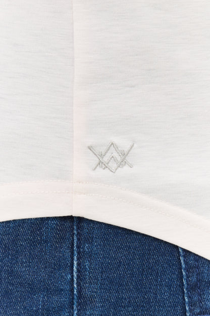 Long Sleeve Drop Hem T-Shirt
